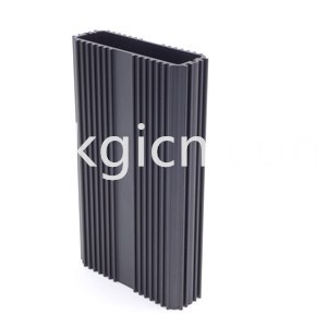 Aluminum extrusion shell for power supply heat sink